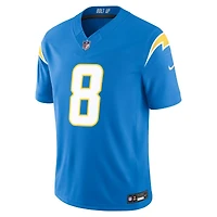 Los Angeles Chargers Omarion Hampton Powder Blue Nike Vapor F.U.S.E Stitched Limited Jersey