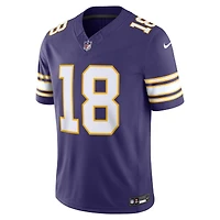 Minnesota Vikings Justin Jefferson Purple Alternate Nike Vapor F.U.S.E Stitched Limited Jersey