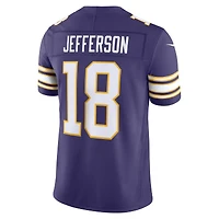Minnesota Vikings Justin Jefferson Purple Alternate Nike Vapor F.U.S.E Stitched Limited Jersey