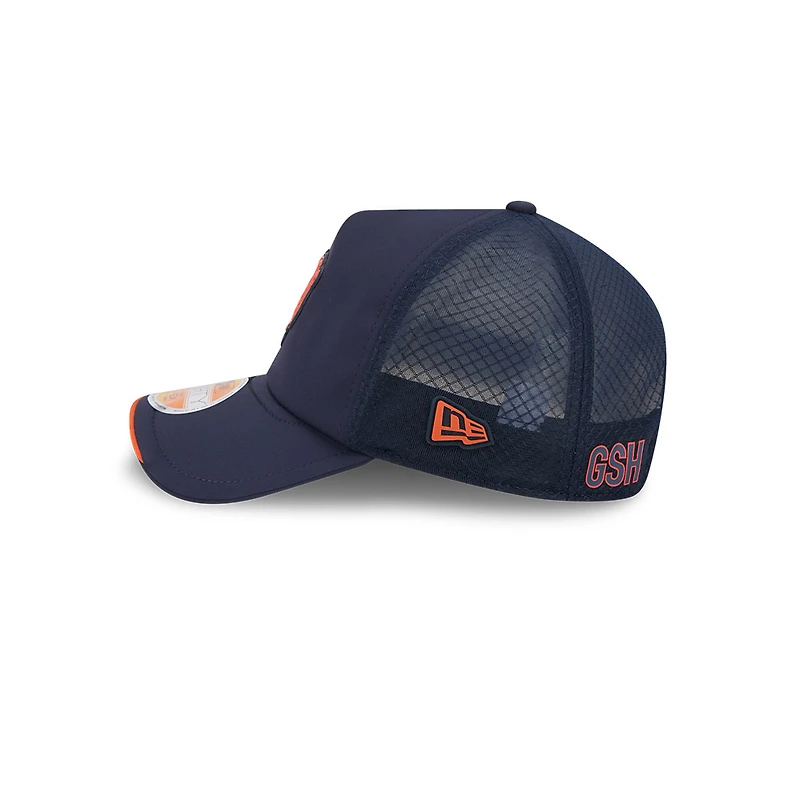 Chicago Bears Navy 2026 NFL Sideline New Era 9FORTY Apex Adjustable Trucker Hat