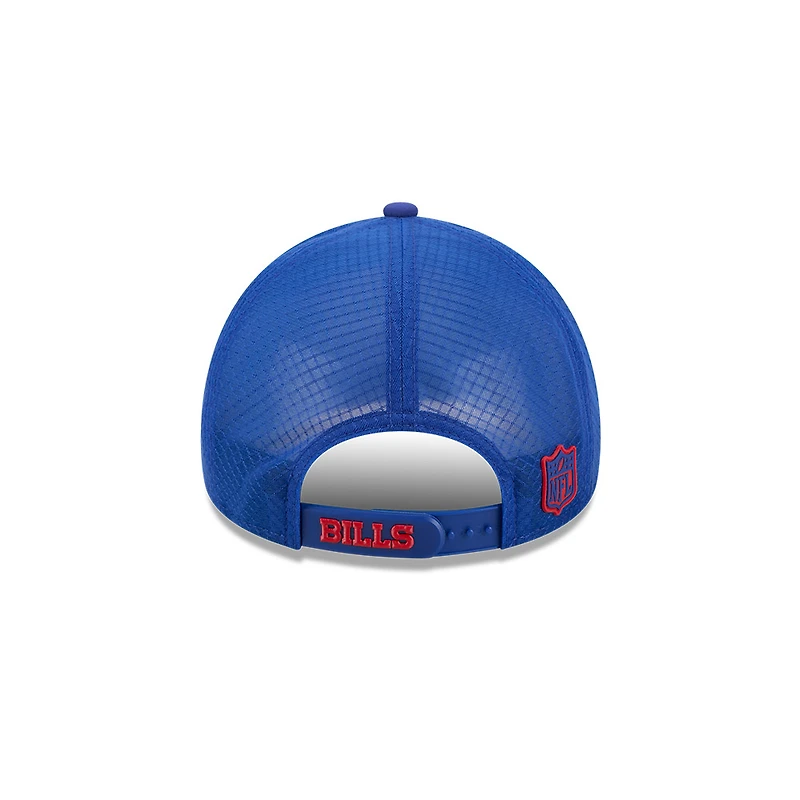 Buffalo Bills Royal Blue 2026 NFL Sideline New Era 9FORTY Apex Adjustable Trucker Hat