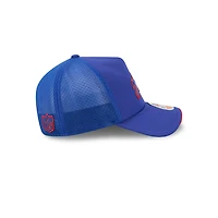 Buffalo Bills Royal Blue 2026 NFL Sideline New Era 9FORTY Apex Adjustable Trucker Hat