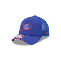 Buffalo Bills Royal Blue 2026 NFL Sideline New Era 9FORTY Apex Adjustable Trucker Hat