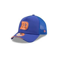 Denver Broncos Royal Blue 2026 NFL Sideline New Era 9FORTY Apex Adjustable Trucker Hat