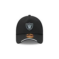 Las Vegas Raiders Black 2026 NFL Sideline New Era 9FORTY Apex Adjustable Trucker Hat