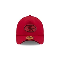 San Francisco 49ers Red 2026 NFL Sideline New Era 9FORTY Apex Adjustable Trucker Hat