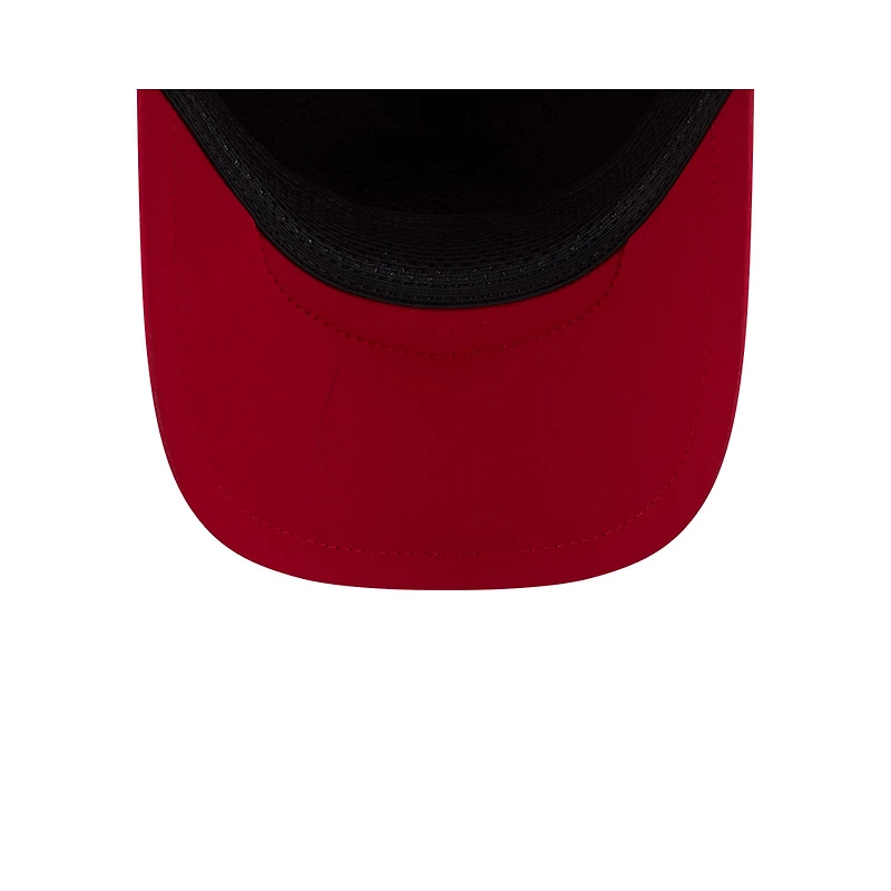 San Francisco 49ers Red 2026 NFL Sideline New Era 9FORTY Apex Adjustable Trucker Hat