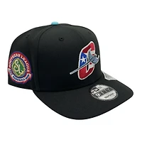 Orlando Rays Black PR Logo Southern League Patch Icy Blue UV New Era 9FIFTY A-Frame Snapback Hat