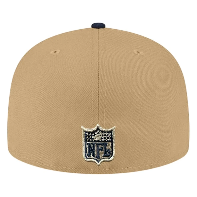 Dallas Cowboys Khaki Brown and Navy "Cowboy Joe" Throwback New Era 59FIFTY Fitted Hat