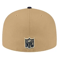 Dallas Cowboys Khaki Brown and Navy "Cowboy Joe" Throwback New Era 59FIFTY Fitted Hat