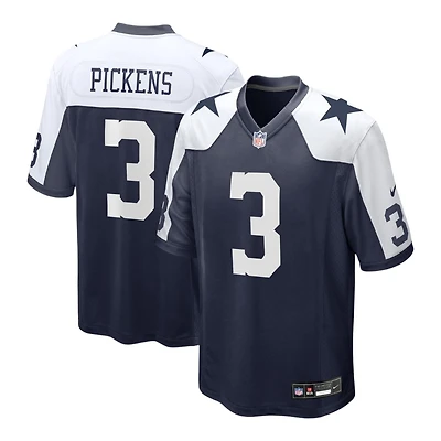 Dallas Cowboys George Pickens Navy Thanksgiving Alternate Nike Game Jersey