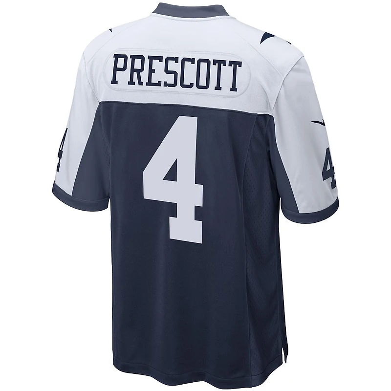 Dallas Cowboys Dak Prescott Navy Thanksgiving Alternate Nike Game Jersey