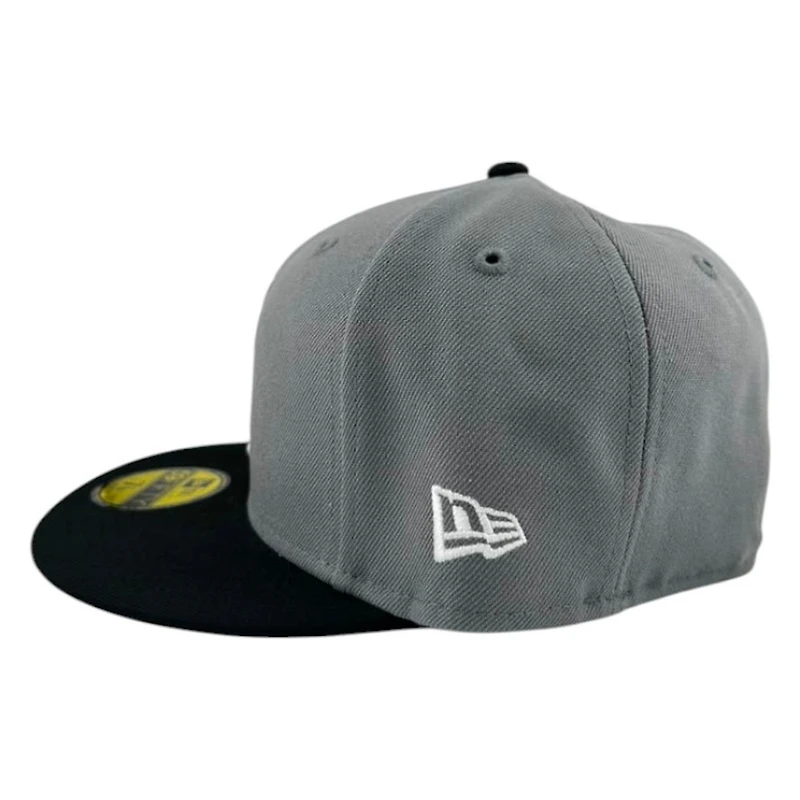 Inland Empire 66ers Storm Gray and Black MiLB New Era 59FIFTY Fitted Hat