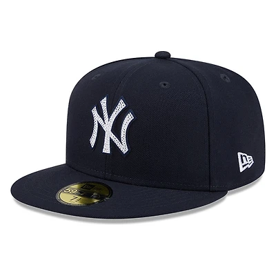 New York Yankees Navy Rhinestone Era 59FIFTY Fitted Hat