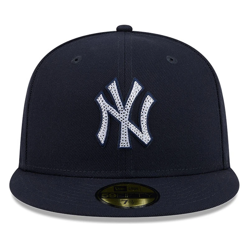 New York Yankees Navy Rhinestone Era 59FIFTY Fitted Hat