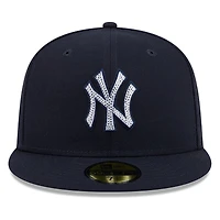 New York Yankees Navy Rhinestone Era 59FIFTY Fitted Hat