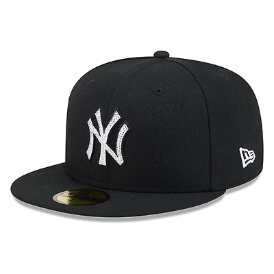 New York Yankees Black Rhinestone Era 59FIFTY Fitted Hat