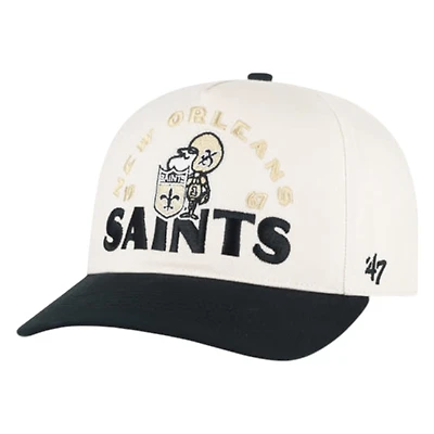 New Orleans Saints Natural Historic Throwback Arcitext '47 Hitch Snapback Hat