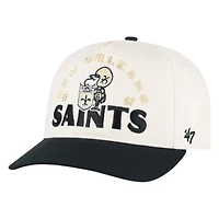 New Orleans Saints Natural Historic Throwback Arcitext '47 Hitch Snapback Hat