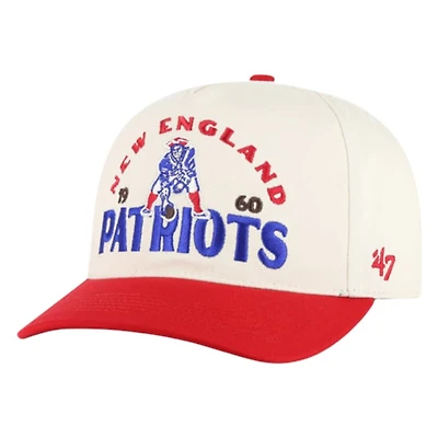 New England Patriots Natural Historic Throwback Arcitext '47 Hitch Snapback Hat