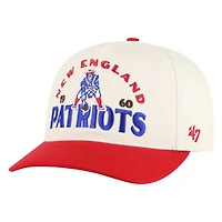 New England Patriots Natural Historic Throwback Arcitext '47 Hitch Snapback Hat
