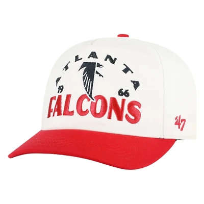 Atlanta Falcons Natural Historic Throwback Arcitext '47 Hitch Snapback Hat