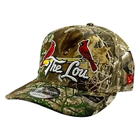 St. Louis Cardinals Realtree Camo "The Lou" Arch Patch New Era 9FIFTY A-Frame Snapback Hat