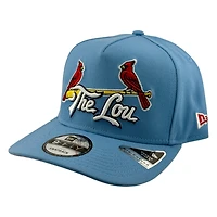 St. Louis Cardinals Light Blue "The Lou" STL Patch New Era 9FIFTY A-Frame Snapback Hat