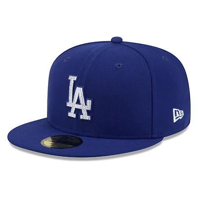 Los Angeles Dodgers Royal Blue Rhinestone Logo New Era 59FIFTY Fitted Hat