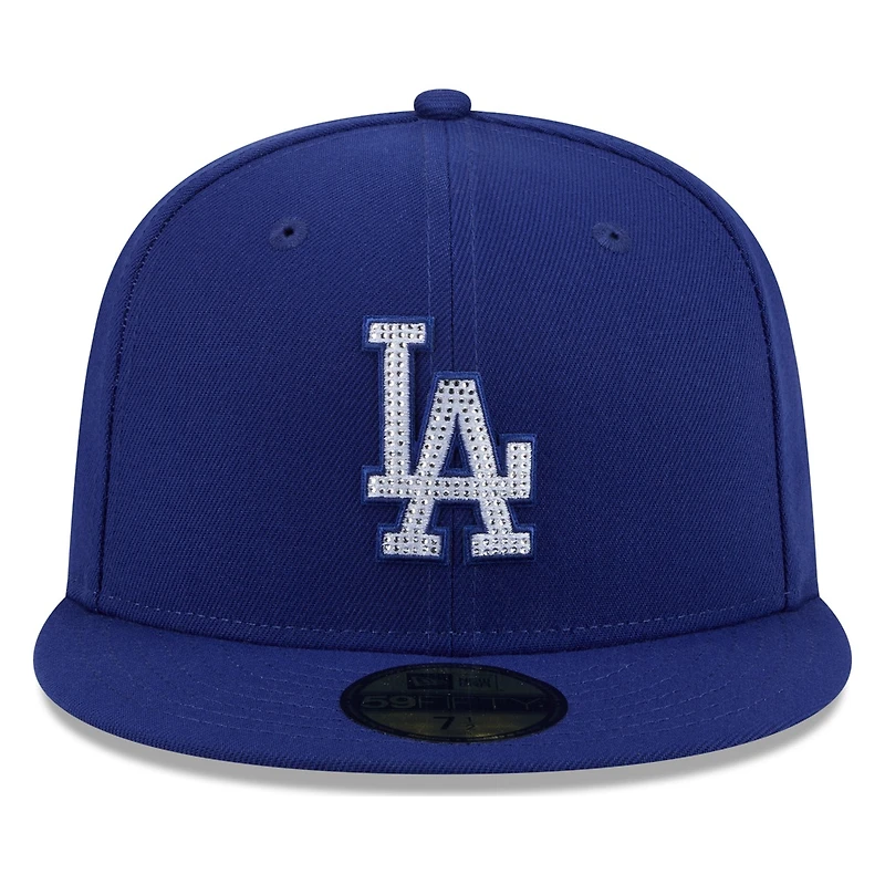 Los Angeles Dodgers Royal Blue Rhinestone Logo New Era 59FIFTY Fitted Hat