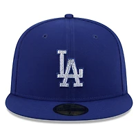 Los Angeles Dodgers Royal Blue Rhinestone Logo New Era 59FIFTY Fitted Hat
