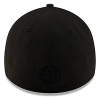 St. Louis Cardinals STL Black on New Era 39THIRTY Stretch Fit Hat