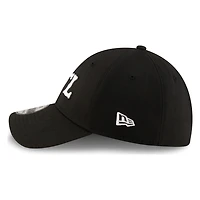 St. Louis Cardinals STL Black and White New Era 39THIRTY Stretch Fit Hat
