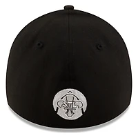 St. Louis Cardinals STL Black and White New Era 39THIRTY Stretch Fit Hat