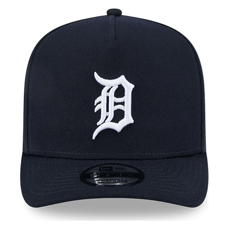 Detroit Tigers Navy 1984 World Series Patch New Era 9FIFTY A-Frame Snapback Hat