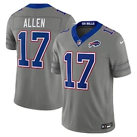 Buffalo Bills Josh Allen Gray "Nickel City" Nike Vapor F.U.S.E Stitched Limited Jersey