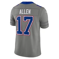 Buffalo Bills Josh Allen Gray "Nickel City" Nike Vapor F.U.S.E Stitched Limited Jersey