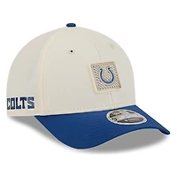 Indianapolis Colts Cream and Royal 2026 NFL Training Camp New Era 9FORTY M-Crown Adjustable Hat