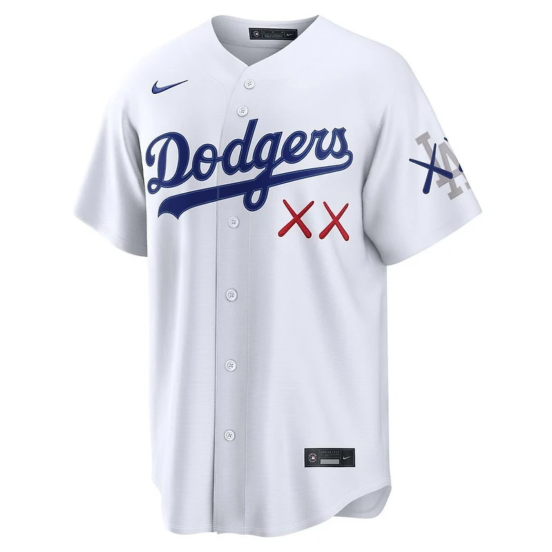 Los Angeles Dodgers Nike x KAWS White Stadium Jersey