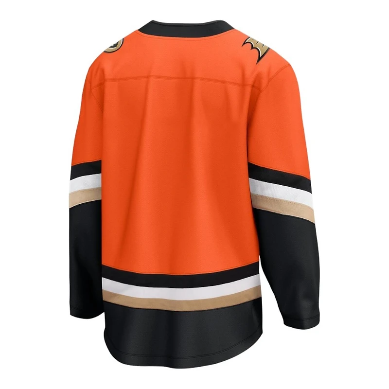 Anaheim Ducks Orange Fanatics Blank Home Breakaway Jersey
