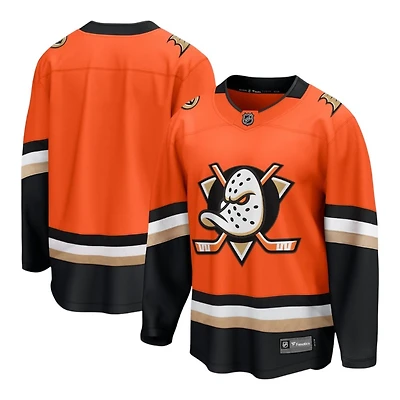 Anaheim Ducks Orange Fanatics Blank Home Breakaway Jersey