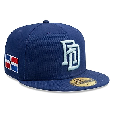 Dominican Republic Navy Flag Patch New Era 59FIFTY Fitted Hat
