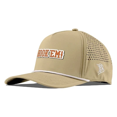 Texas Longhorns Desert Branded Bills White Curved 5 Panel Rope Snapback Hat