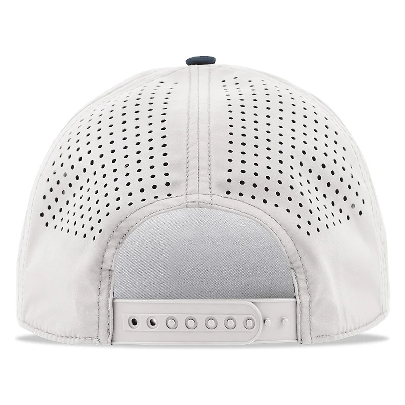 Michigan Wolverines White Branded Bills Navy Curved 5 Panel Rope Snapback Hat