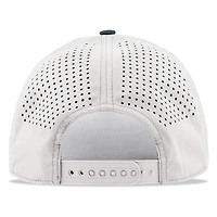 Michigan Wolverines White Branded Bills Navy Curved 5 Panel Rope Snapback Hat