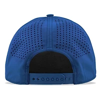 BYU Cougars Royal Branded Bills White Curved 5 Panel Rope Snapback Hat