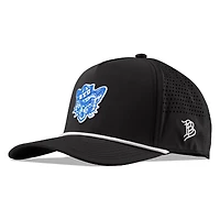 BYU Cougars Black Branded Bills White Curved 5 Panel Rope Snapback Hat