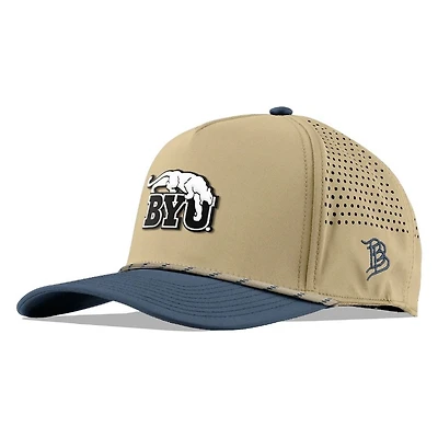 BYU Cougars Desert Branded Bills Navy Curved 5 Panel Rope Snapback Hat