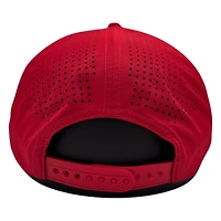 Utah Utes Red Branded Bills White Curved 5 Panel Rope Snapback Hat