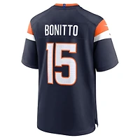 Denver Broncos Nik Bonitto Navy Alternate Nike Game Jersey